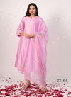 Indira 23164 Chanderi Viscose Kurti With Bottom Dupatta Catalog
